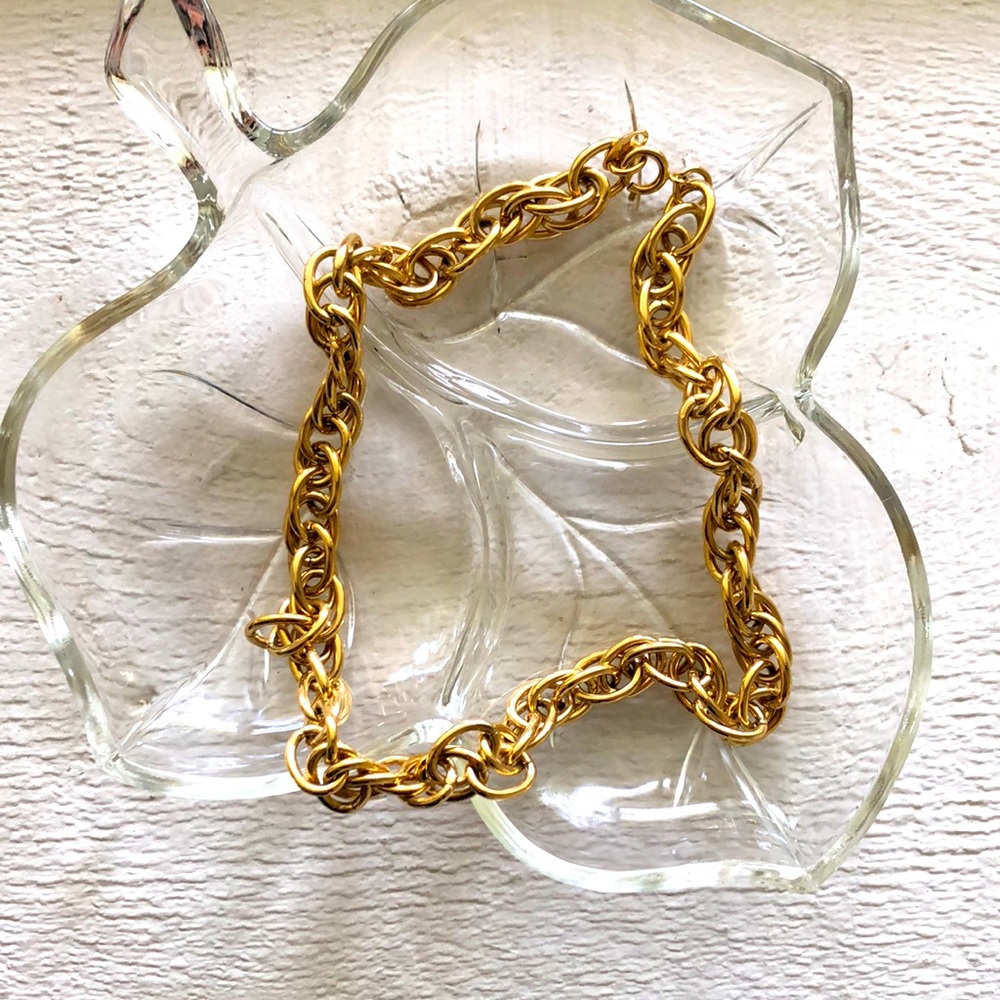 ⚜️SOLD Trifari Vintage Gold Chain Necklace